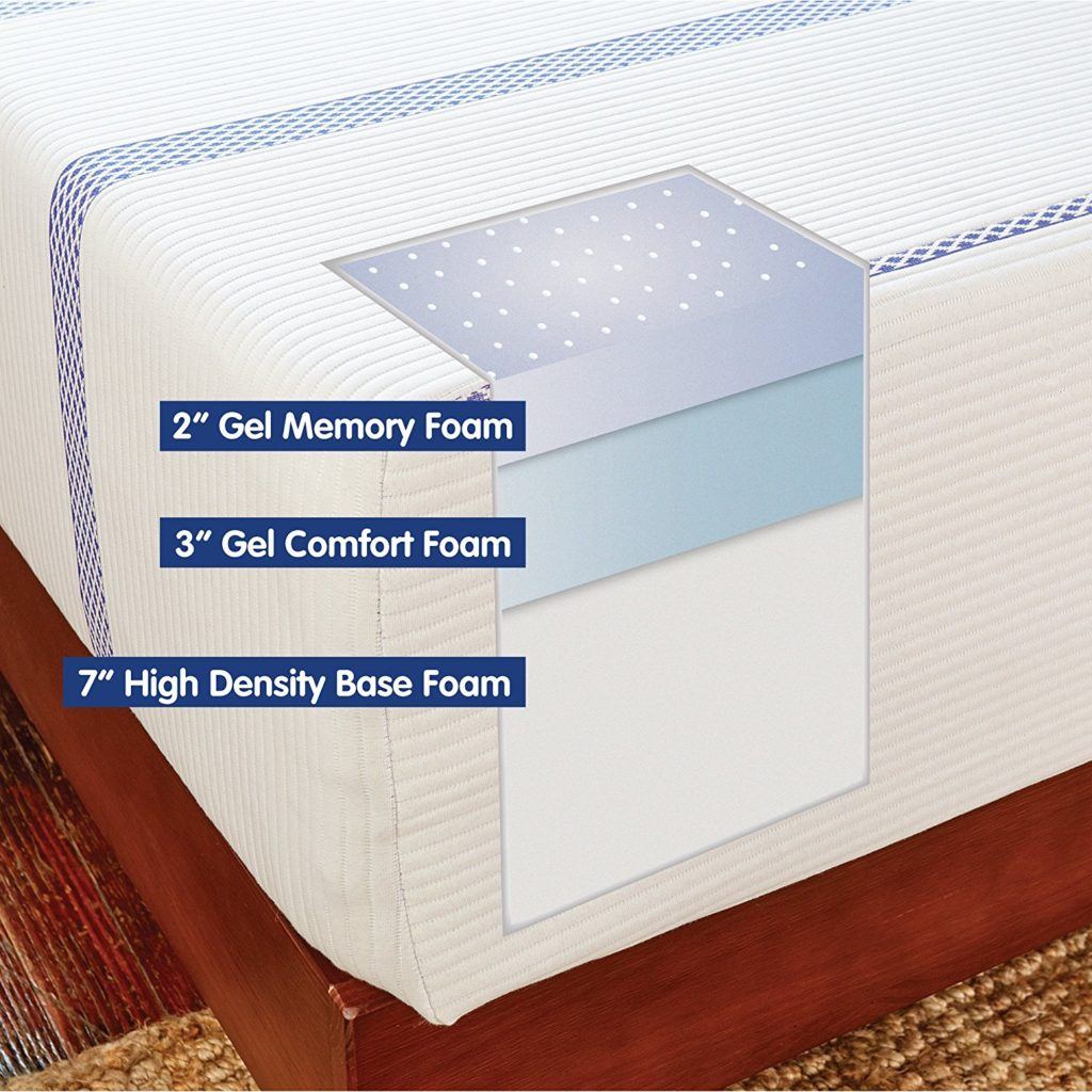 vibe gel memory foam mattress