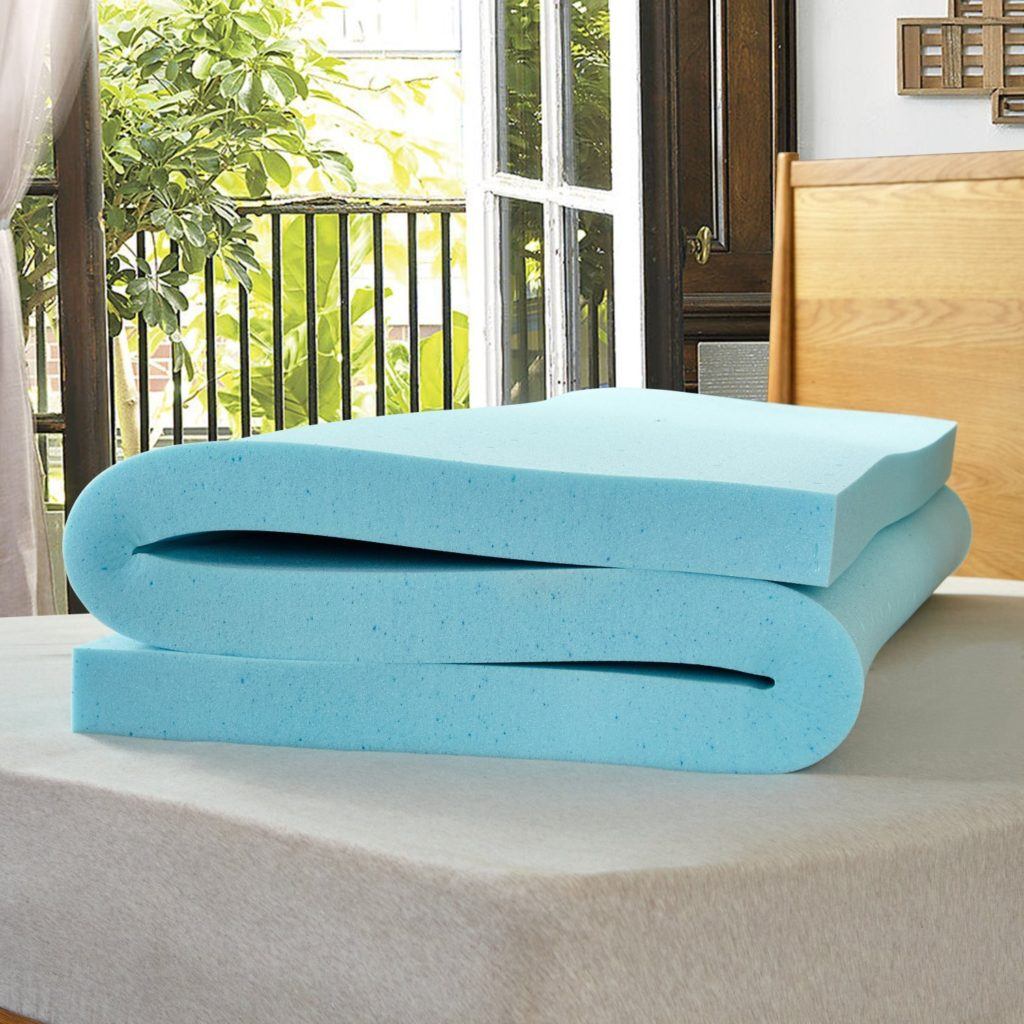hofish gel memory foam mattress topper review