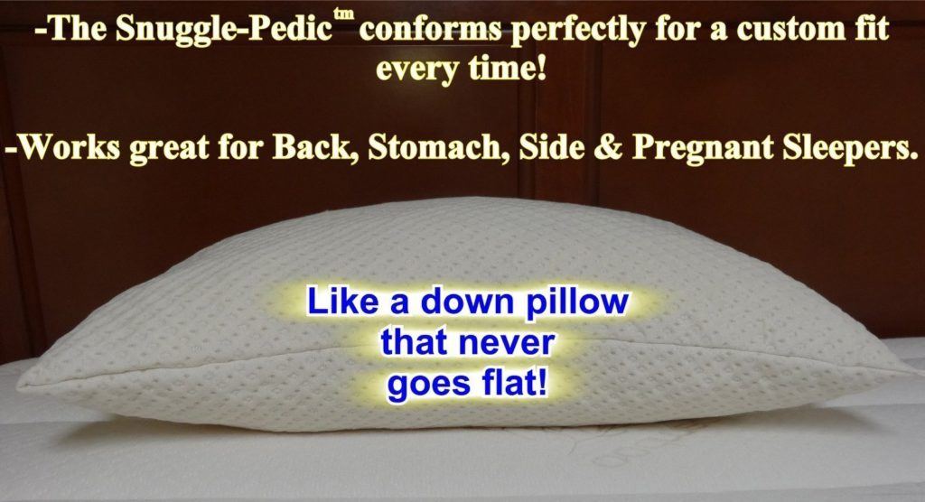snuggle pedic pillow review